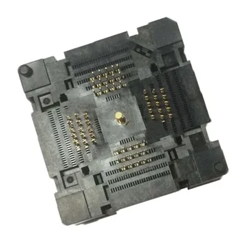 QFN60 MLF60 IC Testa Ligzda Piķis 0,4 mm IC ķermeņa izmērs 7*7 Sadedzināt Ligzda 790-61060-101T atvērt top adapteri