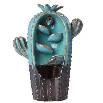 Sālsūdenim Aromterapijas Plīts Dekoratīvi Keramikas Kaktuss Ir Darinātas Dekorācijas Priekšmetus Ķīniešu Stilā Radošās Amatniecības Draugam Dāvanu B