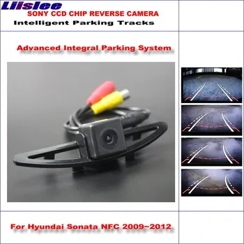Liislee Saprātīga Stāvvietu Dziesmas Automašīnu Atpakaļskata Kamera Par Hyundai Sonata NFC 2009~2012 Rezerves Reverse / NTSC RCA AUX HD SONY