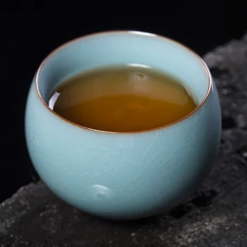 Li Tinghuai jūsu krāsns keramikas krūzes parauga tējas tase master cup vienu tasi ruzhou savu porcelāna gabalu personas kauss