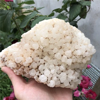 1.555 kg dabas garu kvarca druzy kristāla ziedu kvarca geode dziedināšanas meditāciju, dabiskās izejvielas unikālo crystal dziedniecības akmeņiem