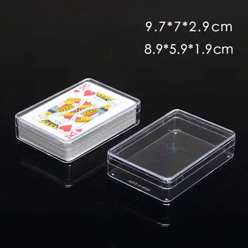 Augstas kvalitātes caurspīdīga Kartes Turētāji, plastmasas kaste PS Uzglabāšanas Pokera box iepakojuma materiāla piegāde F20173266