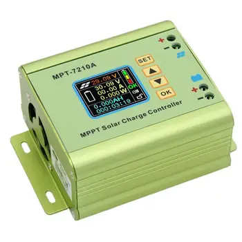 MPPT Saules Uzlādes Kontrolieris Litija Akumulators 24V 36V 48V 60V 72V 0-10A 7210A