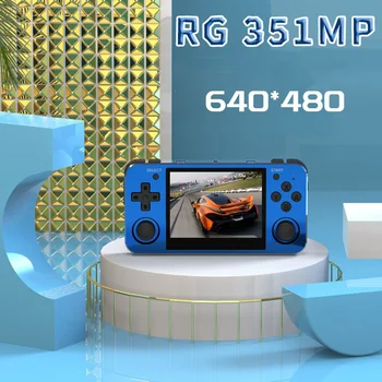 Rg351mp spēļu konsoles ar 3,5 collu HD ekrāns, bērnu pārnēsājamo classic mini spēļu konsoles ar ierobežotu ilgums