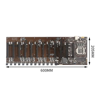 Datoru Mātesplati B250 BTC-D12P Ieguves Mātesplati DDR3 16GB Lielu Jaudu Dual SATA3.0 Interfeisu Mātesplati