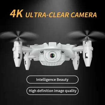 Jauns Mini Dūkoņa 4K 1080P HD Kamera, WiFi Fpv Gaisa Spiediena Augstums Turiet Melns Un Pelēks Salokāms Quadcopter RC Rotaļlieta, Dron