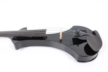 5 string 4/4 Elektriskās vijoles Pasīvās Uztveršanas melnā Vijole Profesionālās Skaņas Bezmaksas Gadījumā Priekšgala