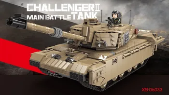 Mūsdienu militāro Lielbritānijas FV 4034 Challenger II galvenais kaujas tanks batisbricks celtniecības bloku ww2 armijas spēki skaitļi ķieģeļi rotaļlietas