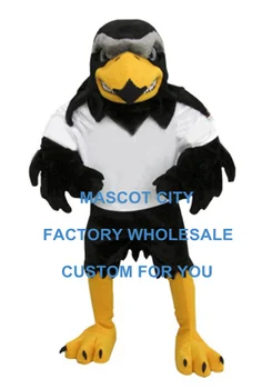 Deluxe Plīša Falcon Talismans Kostīmu Pieaugušo Izmērs Ērglis Mascotte Mascota Karnevāla Puse Cosply Tērpu, Masku Tērps Fit SW1137