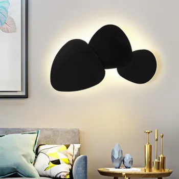 Led sienas lampa viesistaba iekšpusē guļamistaba galva sienas lampa mūsdienu stila sienas gaismas mājas apdare