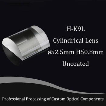 H-K9L materiāls fokusa garums 50.8 mm centra biezums 21.62 mm optiskā stikla plano-izliekta, cilindriskās lēcas Palielināt vai komprese