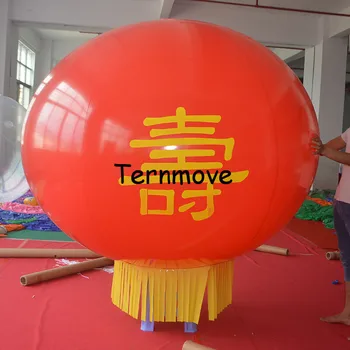 Ķīniešu laternu PVC Hēlija balonu piepūšamās PVC reklāmas balonu akcijā balons gaisa necaurlaidīgā sky baloni