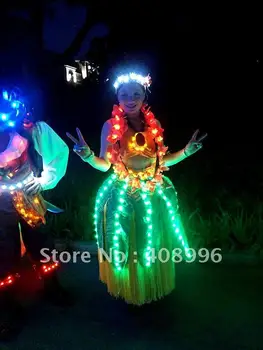 LED gaismas tērpu performance/Karnevāla kleita/Gaismas-up kostīmi/Atrakciju parks sērija 05