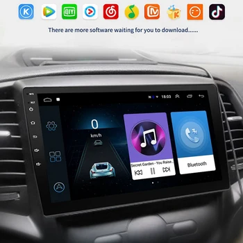 10.1 Collu Android 10.1 HD Četrkodolu Auto MP5 Player Multivides Stereo Radio 1GB+16GB Wifi, Bluetooth, GPS Navigācija
