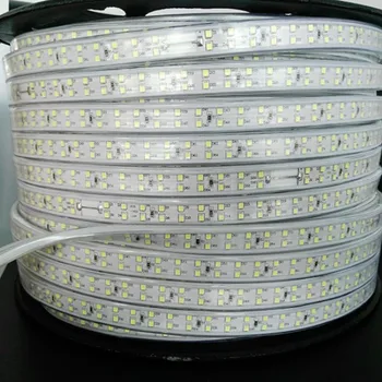 180led/m SMD 2835 LED Strip gaismas 110V 120V Dubultu Rindu LED lentes virves, lentes Mājas Dārzā Apdare