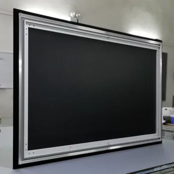 Plānas Malas, Alumīnija Fiksētu Rāmi, priekšējo Projektoru Ekrāns ar 4K 1080p 4K 3D Purebright Baltā Ekrāna Virsmas 1.25 Peļņa