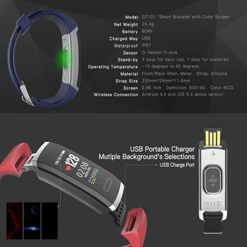 BINSSAW Nieuwe mannen Smart Horloges Hartslag Bloeddrukmeter Smart Polsband Vrouwen Fitnesa Tracker Sporta Polshorloge Mannen