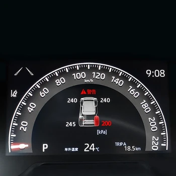 Smart Auto TPMS Riepu Spiediena kontroles Sistēmu, Digitālo LCD Domuzīme Kuģa Displejs Auto Drošības Signalizācijas Toyota Rav4 