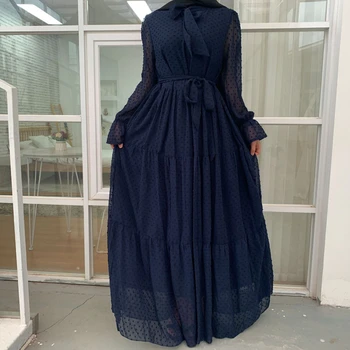 Eid Abaya Dubaija Hijab Musulmaņu Kleita Āfrikas, Indijas Maxi Kleitas Sievietēm Vasarā arābu Abayas Islāmu Apģērbu De Moda Musulmana