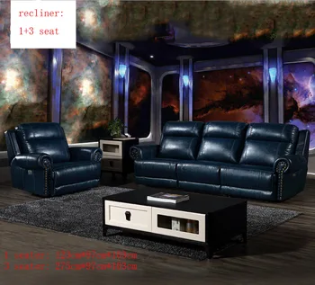 Dzīvojamās istabas Dīvānu komplekts диван мебель кровать muebles de sala 1+3 sēdekļa recliner nekustamā īstas ādas dīvāns cama puff asiento sala fut