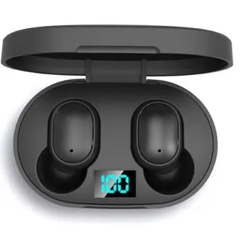 Smart digital display bezvadu bluetooth sporta austiņas, akumulators ātri-ear stereo mini austiņas