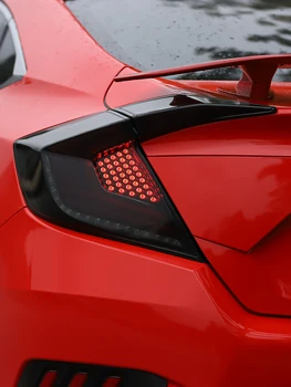Auto Stils aizmugurējos lukturus, par Honda CIVIC X MK10 10gen LED Astes Gaismas 2016-2019 Aizmugurējie Lukturi dienas gaitas lukturi Aizmugures Pagrieziena Signāla Automobiļu Accessori