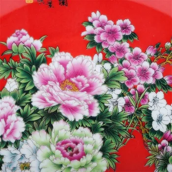 Jingdezhen Keramikas Pastelis Ziedi Bagātīgu Zelta Plāksnes, Mājas, Mēbeļu Apdare, Augstas Kvalitātes Apdare, Apdares Faceplate