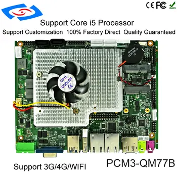 Jaunu Pielāgot Intel i5-2430M Mātesplati Dual Core 2,4 GHz Mini-PC (Mainboard) 12v Mini ITX Rūpniecības Valde Atbalsta 4G WIFI