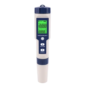 Tds Mērītājs Digitālais Ph-Metrs Ūdens Kvalitātes Testeri EK/SĀLS /Temperatūras Detektors Profesionālās Pildspalvas Tipa Tests Baseini Akvāriji 1GAB.