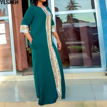 Ramadāna Abaya Dubaija Turcija Musulmaņu Modes Eid Mubarak Kaftan Islāmu Apģērbu Āfrikas Maxi Kleitas Sievietēm Djellaba Femme Drēbes