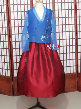 Mūsdienu Hanbok Fushion Hanbok korejiešu Tradicionālās Hanbok Kleitu Mūsdienu Hanbok Liela mēroga Notikumu, kas Darbojas Kostīmi
