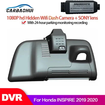 Auto oriģinālo stilu Priekšā braukšanas ieraksti Honda INSPIRE 2019 2020 DVR Braukšanas Video Ieraksti Dash Nakts redzamības full hd 1080P
