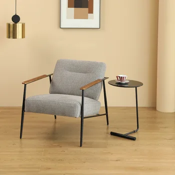 Louis Modes Mūsdienu vienkāršu dzelzs māksla C-veida dīvāns sānu galda mobilo sānu galda dzīvojamā istaba Mini radošā kafijas galds, tējas galds