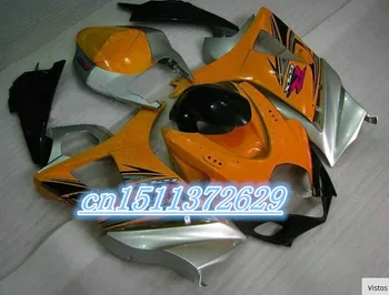Dor-Karstā pārdošanas ABS aptecētājs komplektā GSX-R1000 K7 K8 2007 2008 black orange, silver virsbūves pārsegi uzstādīt 07 08 GSXR1000 par SUZUKI