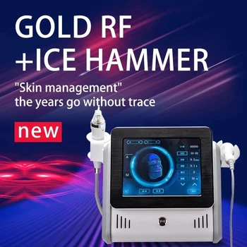 2 in 1 rf frekvenču mikro adatu mašīna ar aukstu āmuru anti-acne samazināt poras, sejas ādas kopšanas instrumenti, striju noņemšanas