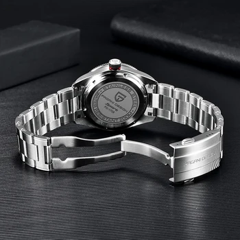 PAGANI DIZAINA 2022 Jaunu BB58 40mm GMT Mehāniskās Rokas pulksteni Luksusa Automātiskā Safīra Stikls Tērauda Skatīties Vīriešu Pulkstenis Reloj Hombre