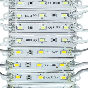 LED Gaismas Modulis Ūdensdrošs Superbright SMD5630 LED Gaismas Modulis, Balts/ Silti Balts/Sarkans/Dzeltens/Zils/Zaļš skatlogs