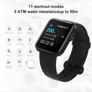 Mi Skatīties Lite Xiaomi Smart Watchs Vīrieši Sievietes 1,4 Collu Bluetooth 5.0 GPS Sportam Fitnesa Tracker, Sirdsdarbības, Miega Monitors Smartwatch