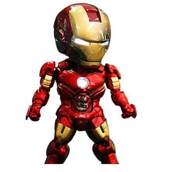 Marvel Leģendas Avengers Dzelzs Vīrs 4 Rīcības Attēls MK1 MK2 MK3 MK4 9cm PVC Figma Glowable Filmu Modelis Kolekcijas Rotaļlietas Zēns Dāvanu