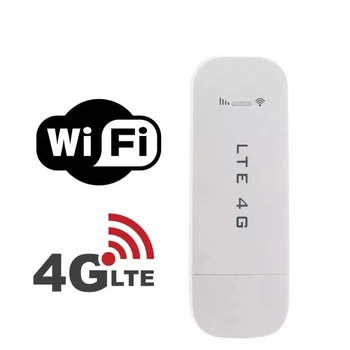 50gab 4G LTE E8372 Versija 1 B1/B3 150Mbps USB Modema Adapteri ar WiFi Bezvadu USB Tīkla Karte, Universal Balts