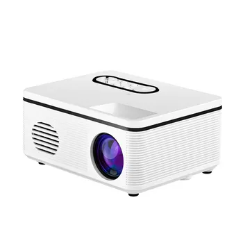 S361 Pārnēsājams Mini LED Projektors 320x240 Pikseļi 600 Lūmenu Projektors Mājas Multivides Atskaņotājs, Iebūvēts Skaļrunis Balts UK Plug