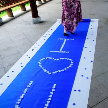 Kāzu dekorēšana royal blue Kāzu Paklāju Runner 1,5 metru platumā, 20 metru garumu, kāzu dekorēšana, kāzu eju