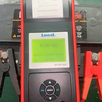 Lancol Profesionālā Auto Auto akumulatoru slodzes testeri ar printeri, MIKRO-568