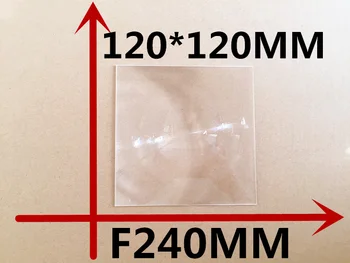 5gab/daudz Fokusa garums 240 mm frešneļa objektīva izmērs 120*120MM laukumā DIY Frešneļa Lēca, Augstas koncentrētā objektīvs bezmaksas piegāde