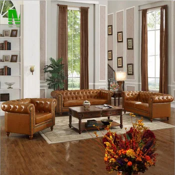 Dzīvojamās istabas mēbeles, moderni ādas dīvāns Eiropas frekvencēs dīvānu komplekts o1234