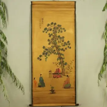 Izsmalcinātu Ķīniešu Antīkā kolekcija Imitācija seno klausīties klavieru Attēlu