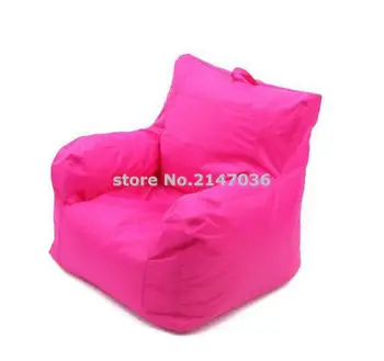Ar sānu kabatas un roktura konstrukcija big joe rozā Modes auduma krēsls mēbeles, atpūsties pupu maiss krēslā