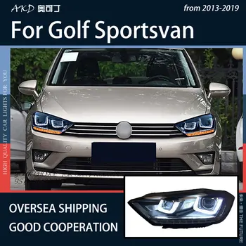 Auto Stils Golfa Sportsvan Lukturi 2016-2019 Golf 7 Sportsvan LED Lukturu Bi Xenon Projektora Objektīvs auto accessorie