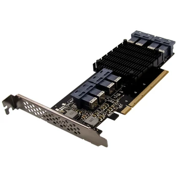 PCI-E 3.0 X16 PEX8749 U. 2 SFF-8649 Pielāgots Cietvielu NVMe SSD Cietā Diska Adapteri, izņemiet Karti PC