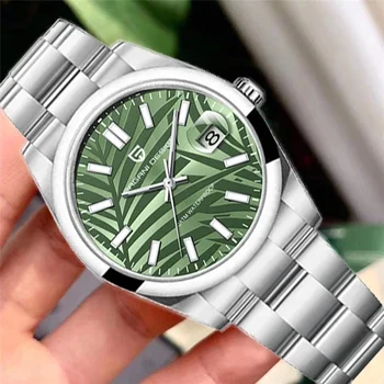PAGANI DIZAINA 2022 Jaunu 39MM Palmu lapu skalu, Vīriešu Pulksteņi top zīmola luksusa Automātiskā skatīties vīriešu Mehāniskās rokas Pulkstenis Reloj Hombre